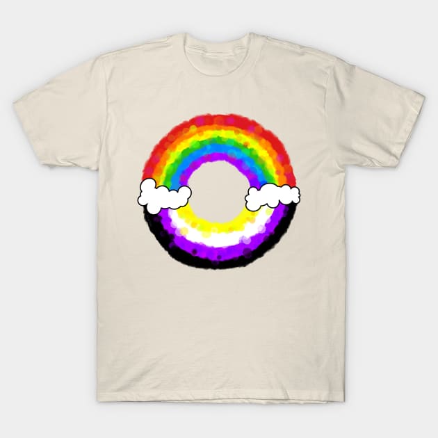 Rainbow enby T-Shirt by Art by Veya